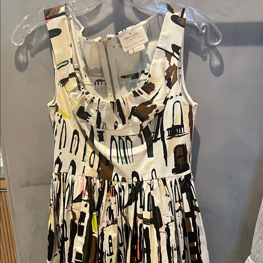Kate Spade Artistic Print Dress
